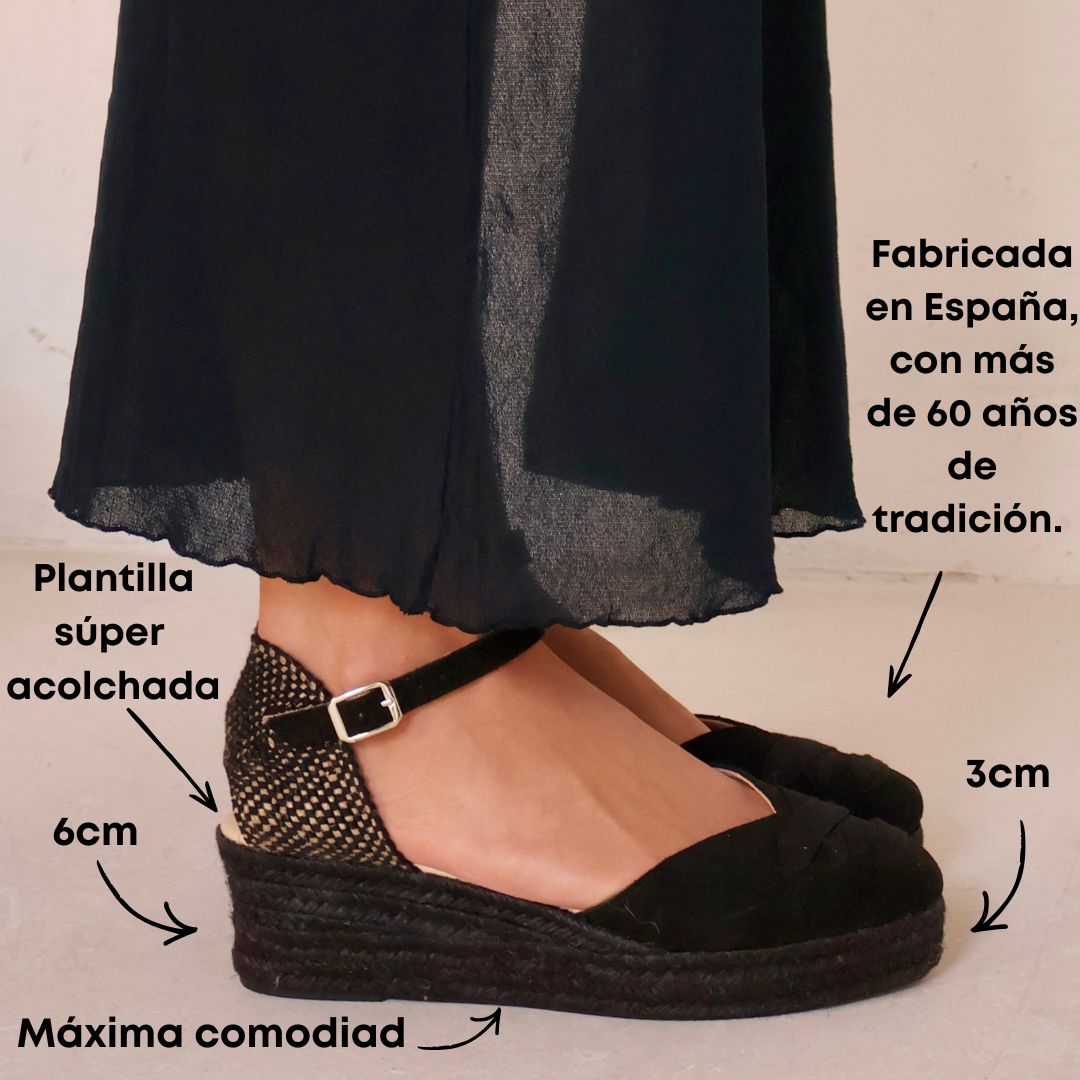 Alpargata Tretze Leti Negro
