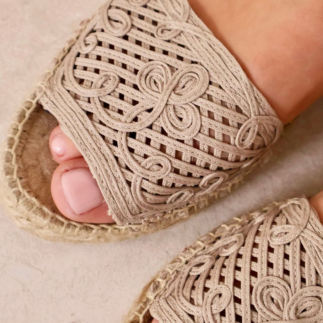 Alpargata Tretze Leti Macramé Natural