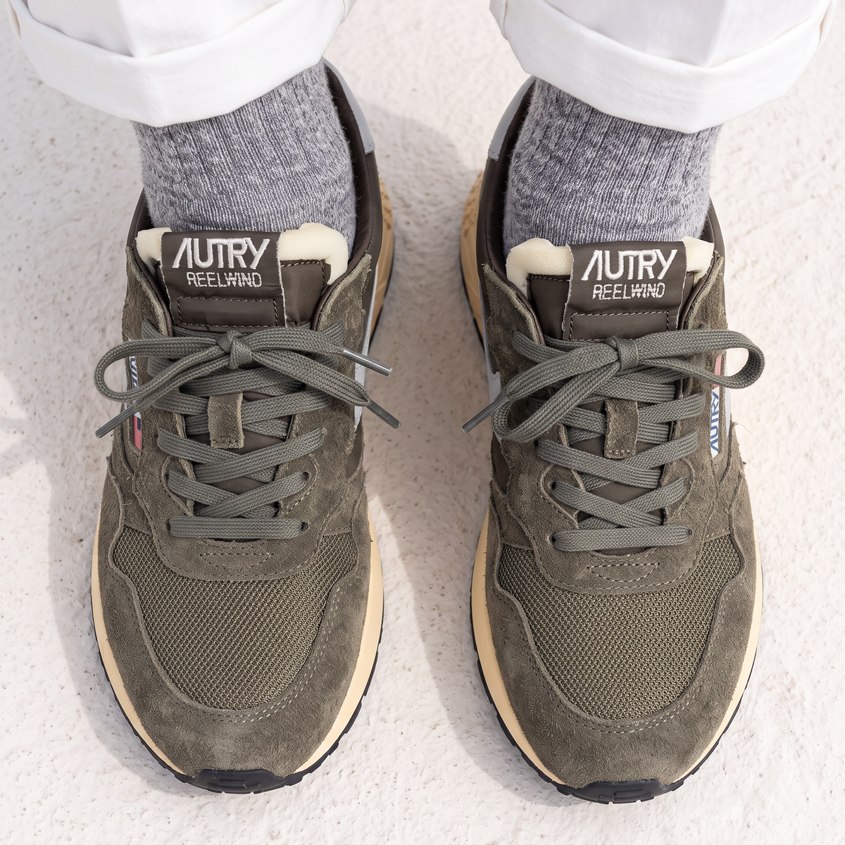 Autry Reelwind Olive sneaker