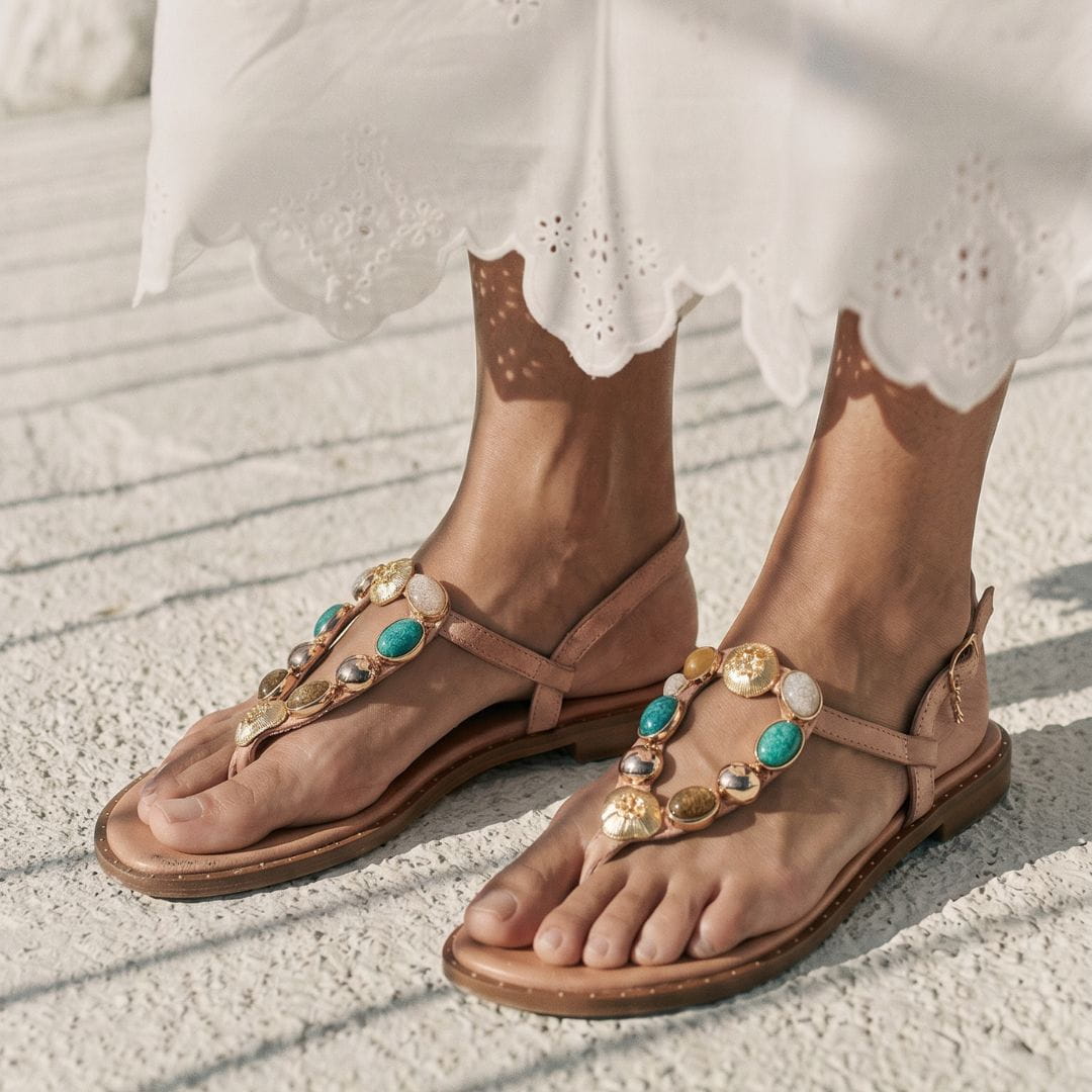 Sandalia Caryatis Zefi camel
