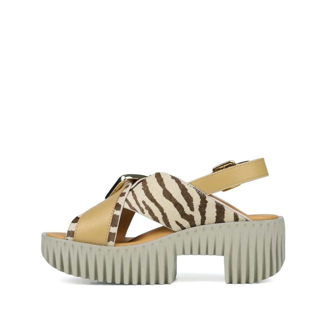 Sandalia 4CCCCEES Plia Juno Zebra Mix
