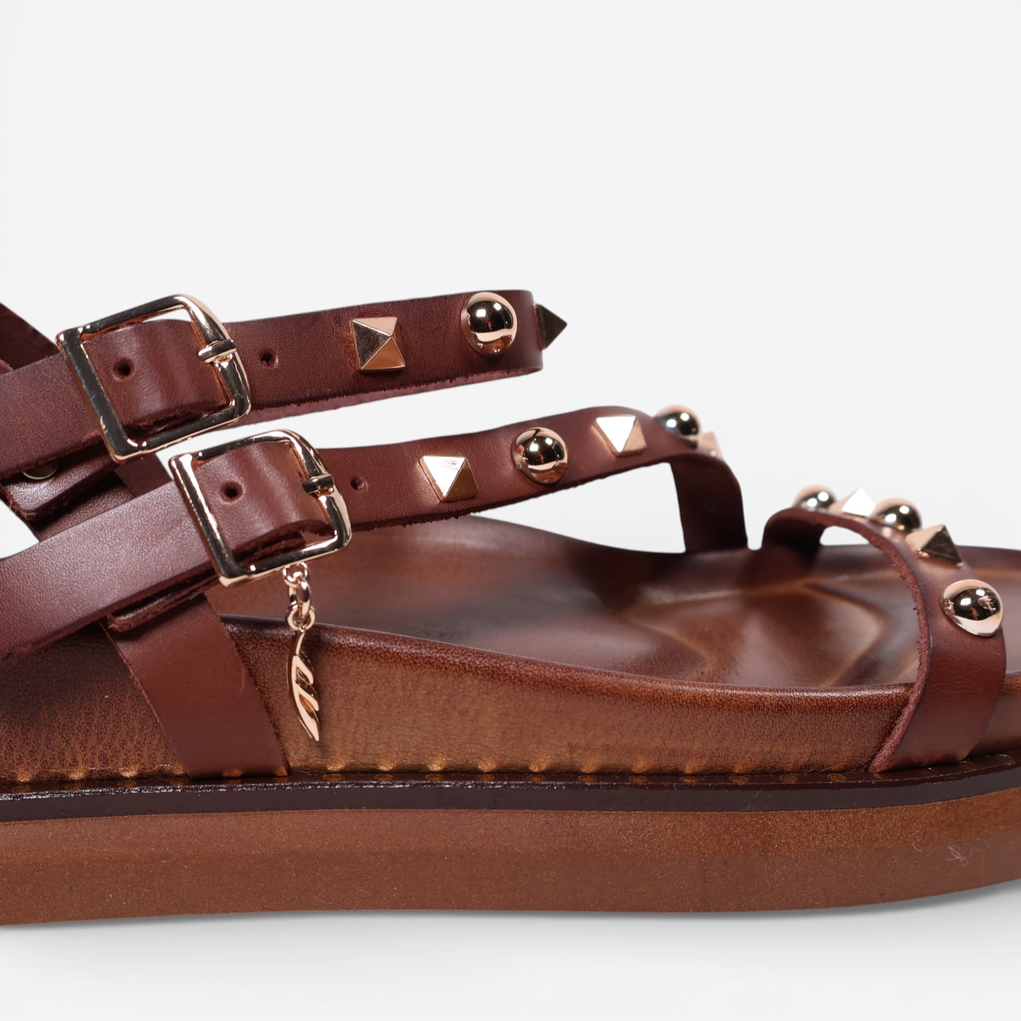 Sandalia Caryatis Froso brown