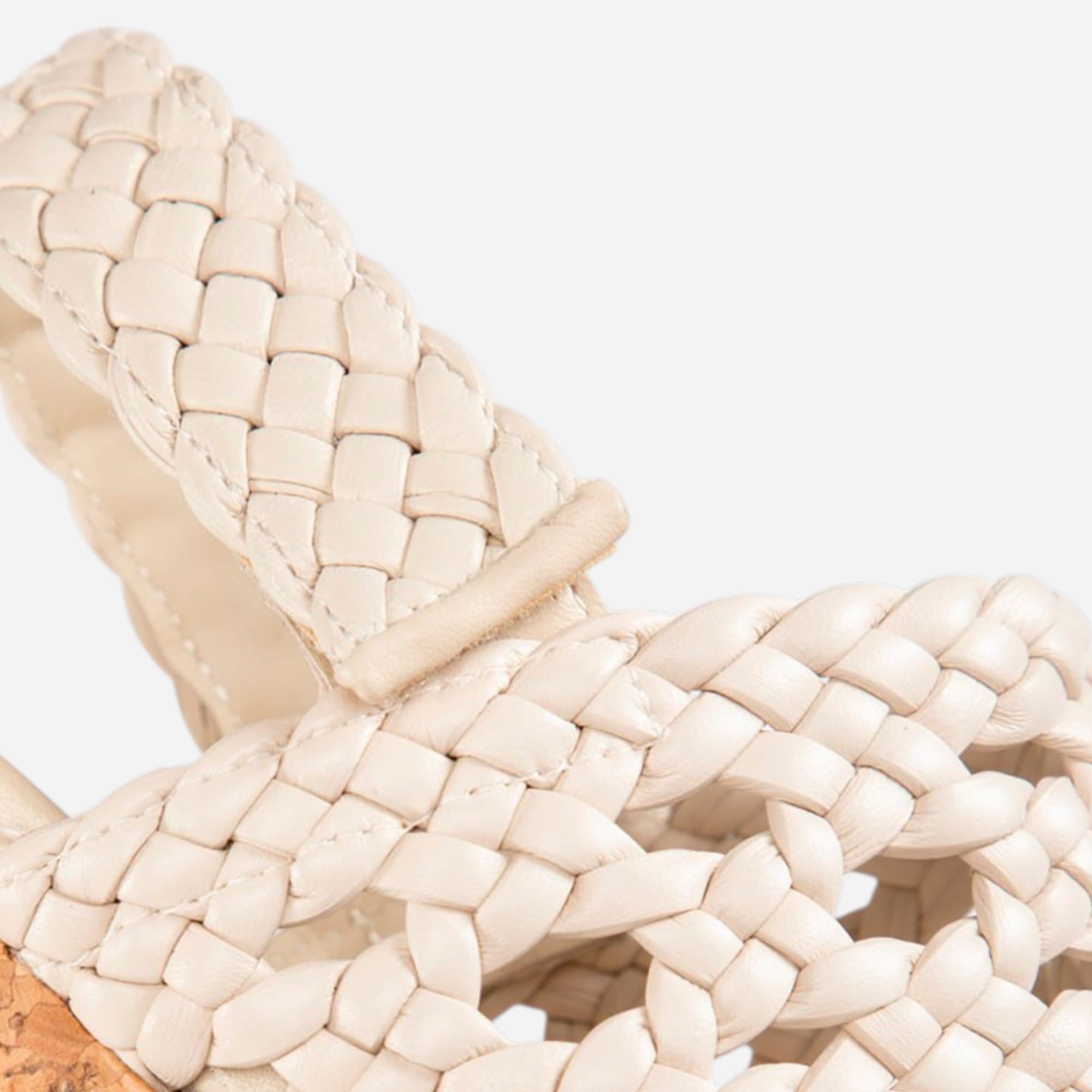 Sandalia Homers Venice Trenza blanca