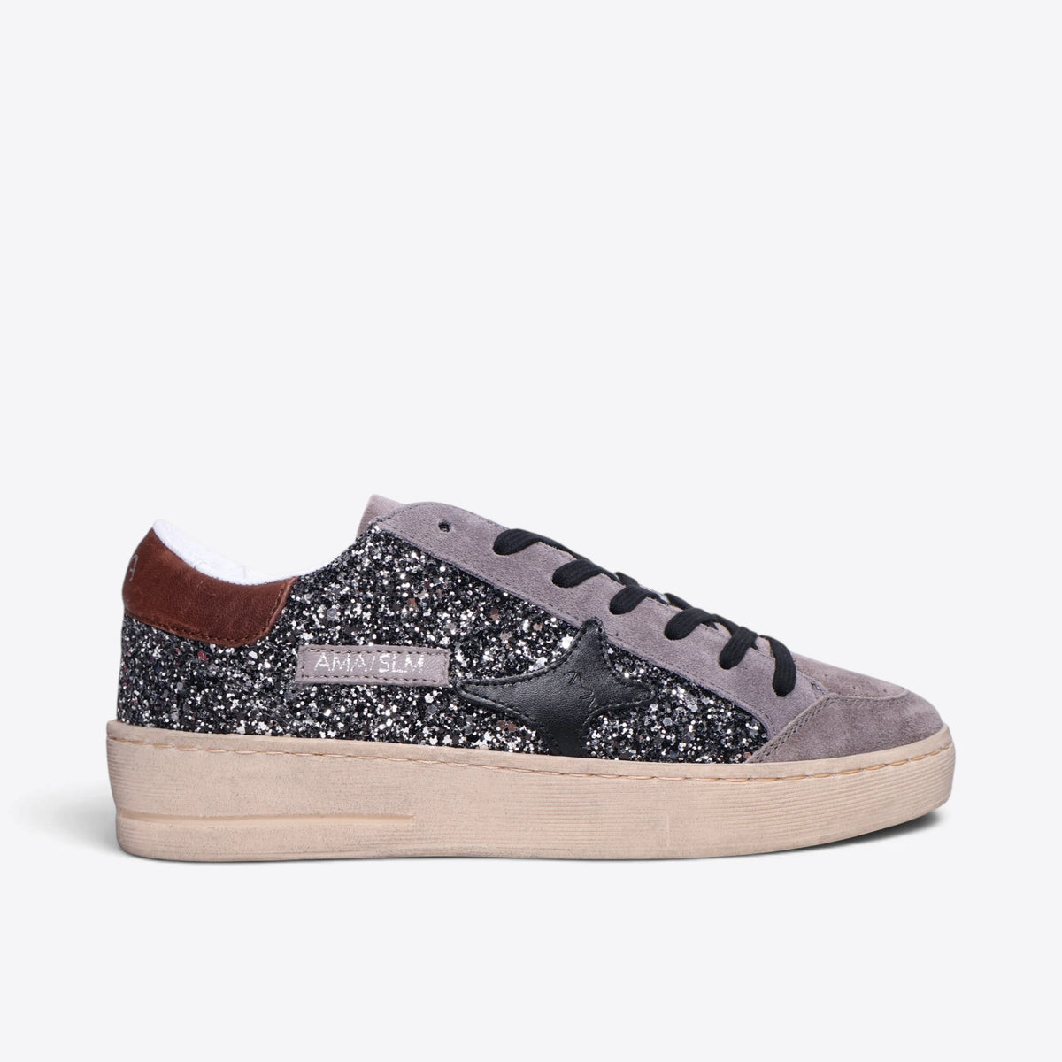 Sneaker Ama Brand Glitter gris