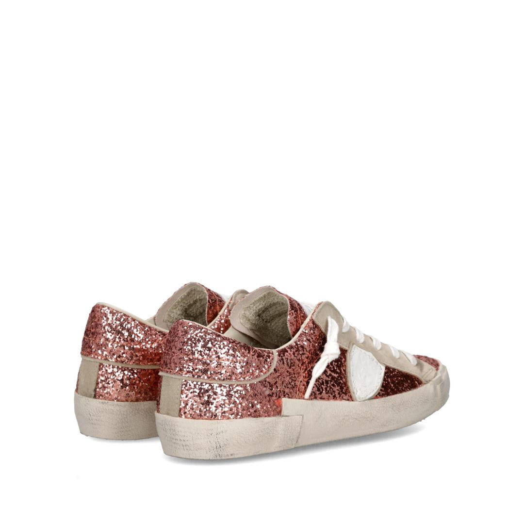 Sneaker Philippe Model PRSX Lentejuelas rosa