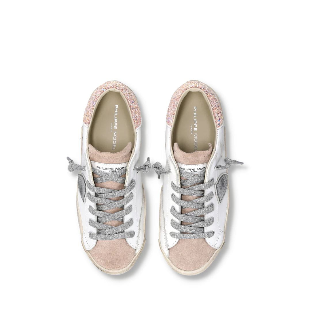 Sneaker Philippe Model PRSX Talonera rosa