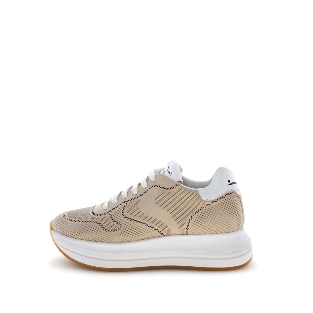 Sneaker Voile Blanche Merry Beige