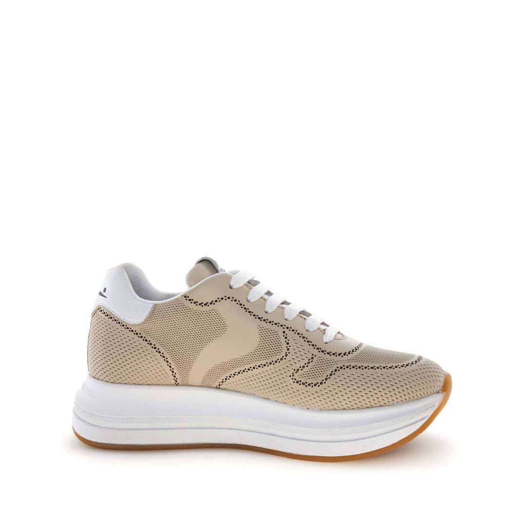 Sneaker Voile Blanche Merry Beige