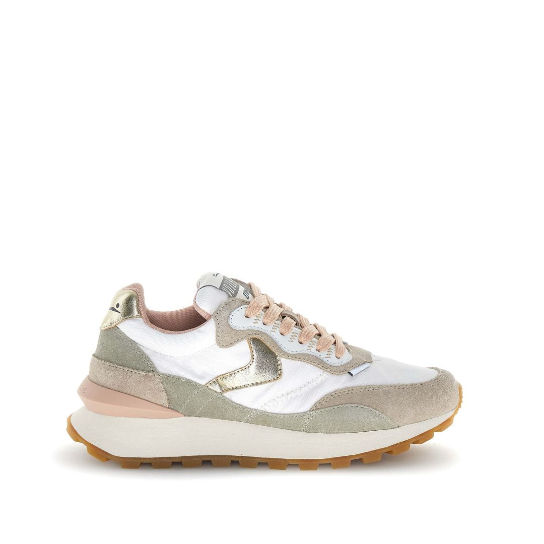 Sneaker Voile Blanche Qwark Metalic