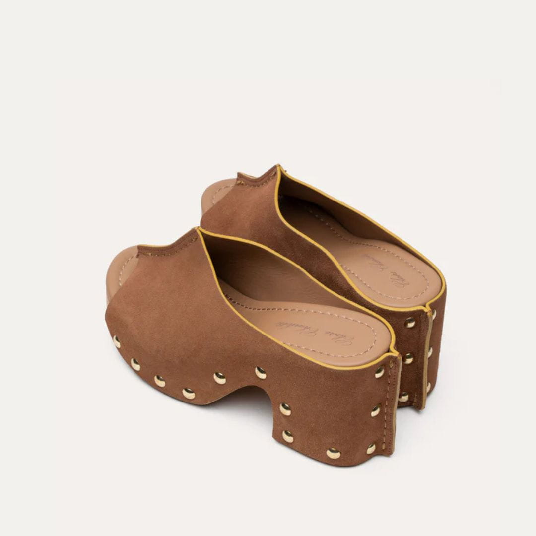 Zueco Claire Charlotte Elise brandy