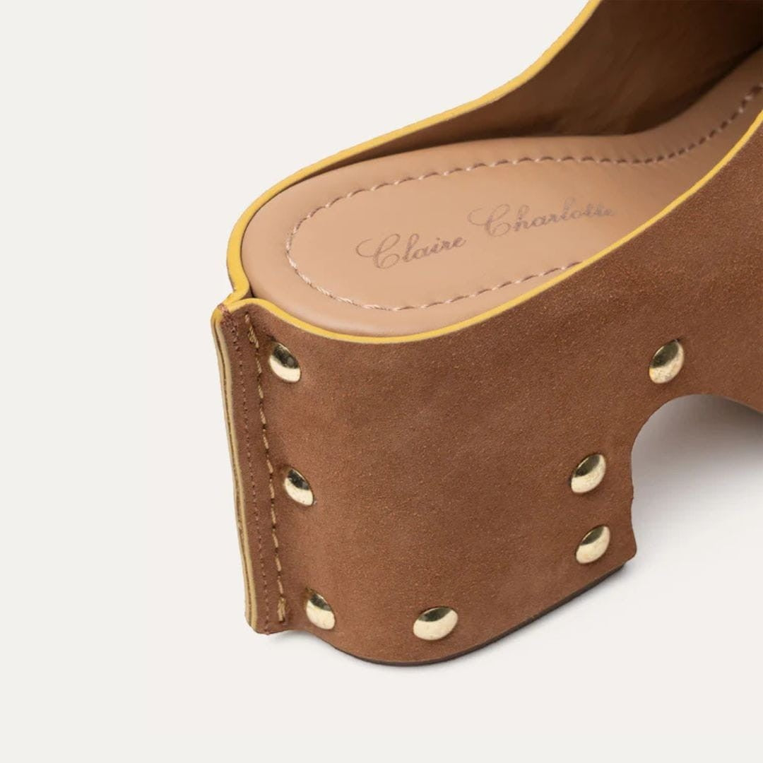 Zueco Claire Charlotte Elise brandy