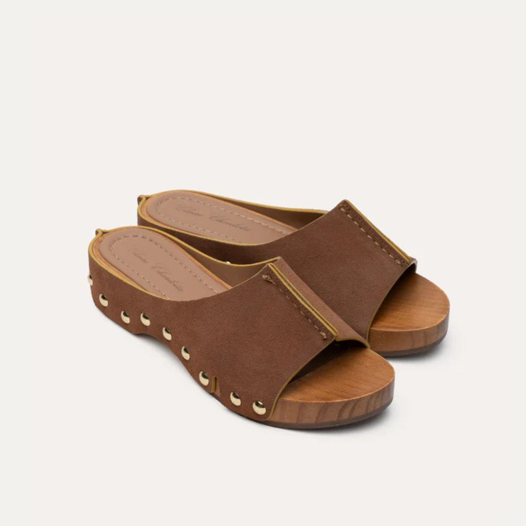 Zueco Claire Charlotte Luna brandy