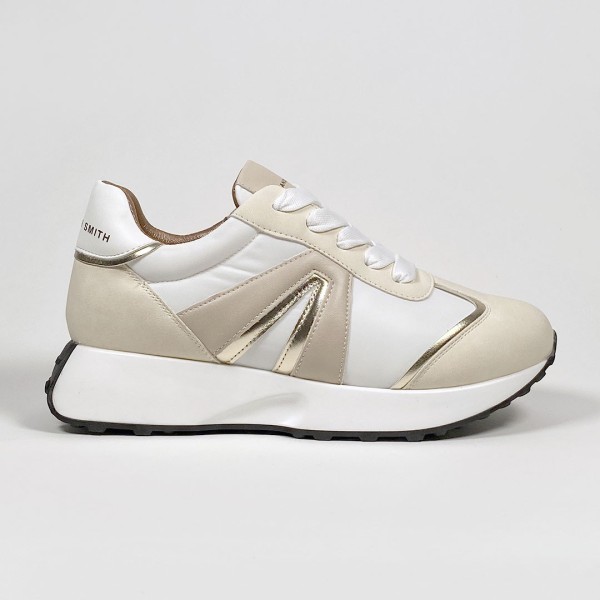 Alexander Smith Piccadilly white/sand sneakers