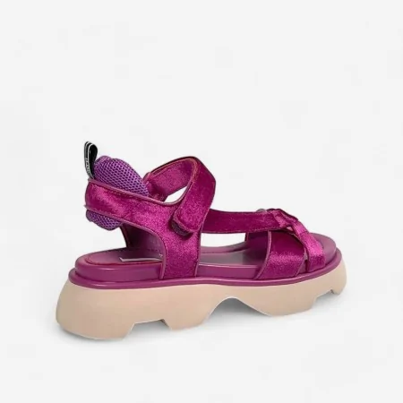 Jeannot Velluto Nappa purple sandal