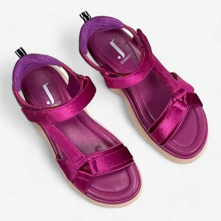 Jeannot Velluto Nappa purple sandal