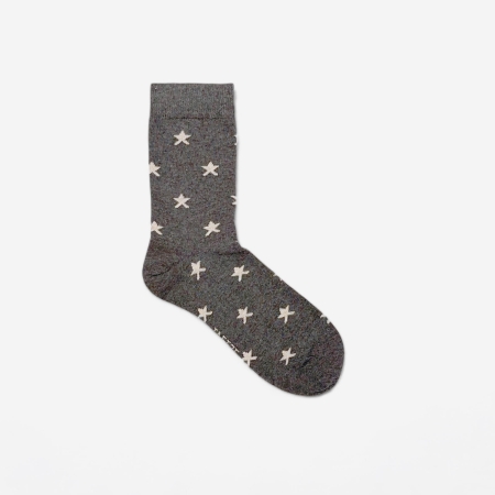 Ecru Star Socks