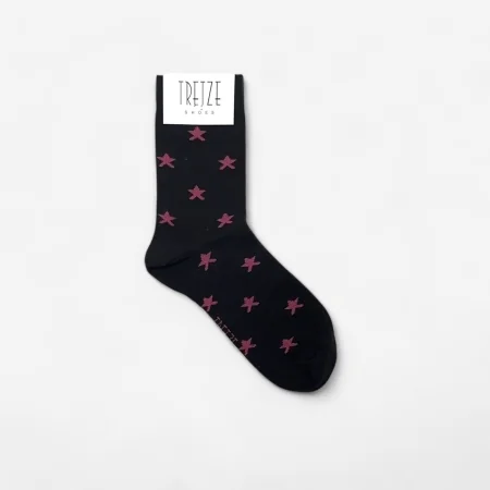 Anthracite Star Socks