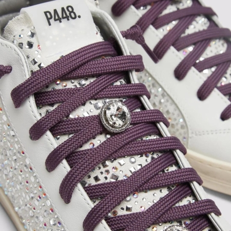 P448 Skate whi-strass