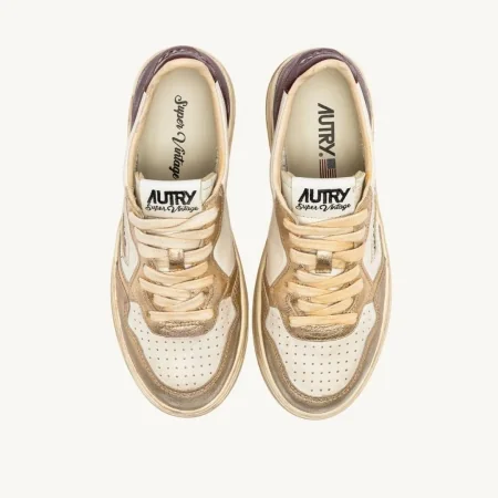 Autry Super Vintage Gold sneaker