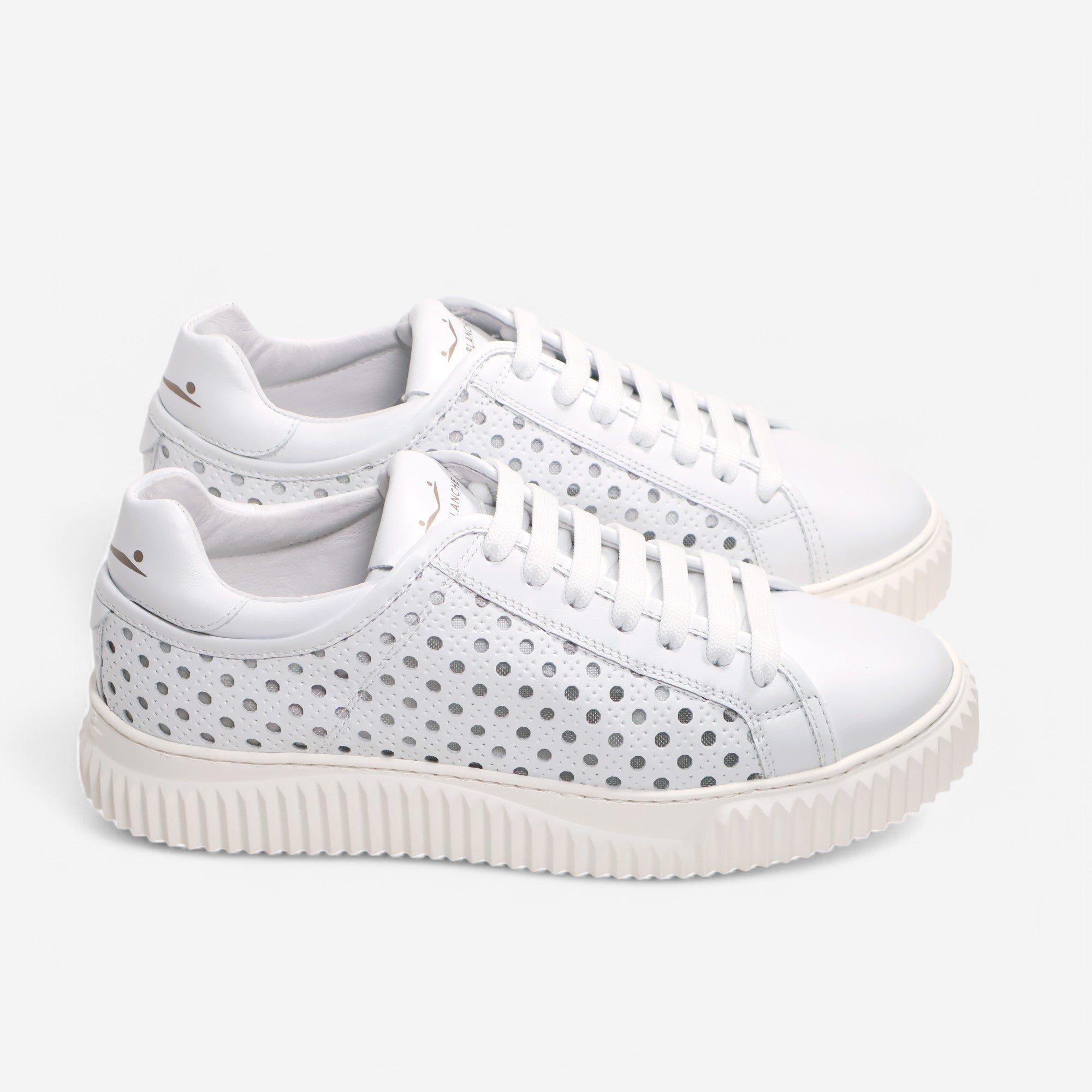 Sneaker Voile Blanche Herika Troquelada