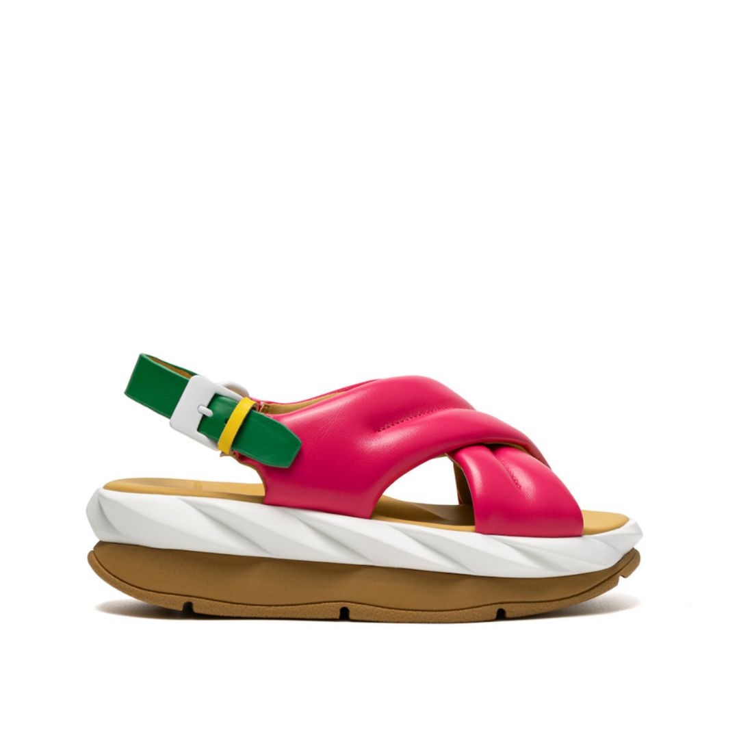 4CCCCEES Mellow Moa Fushia sandal