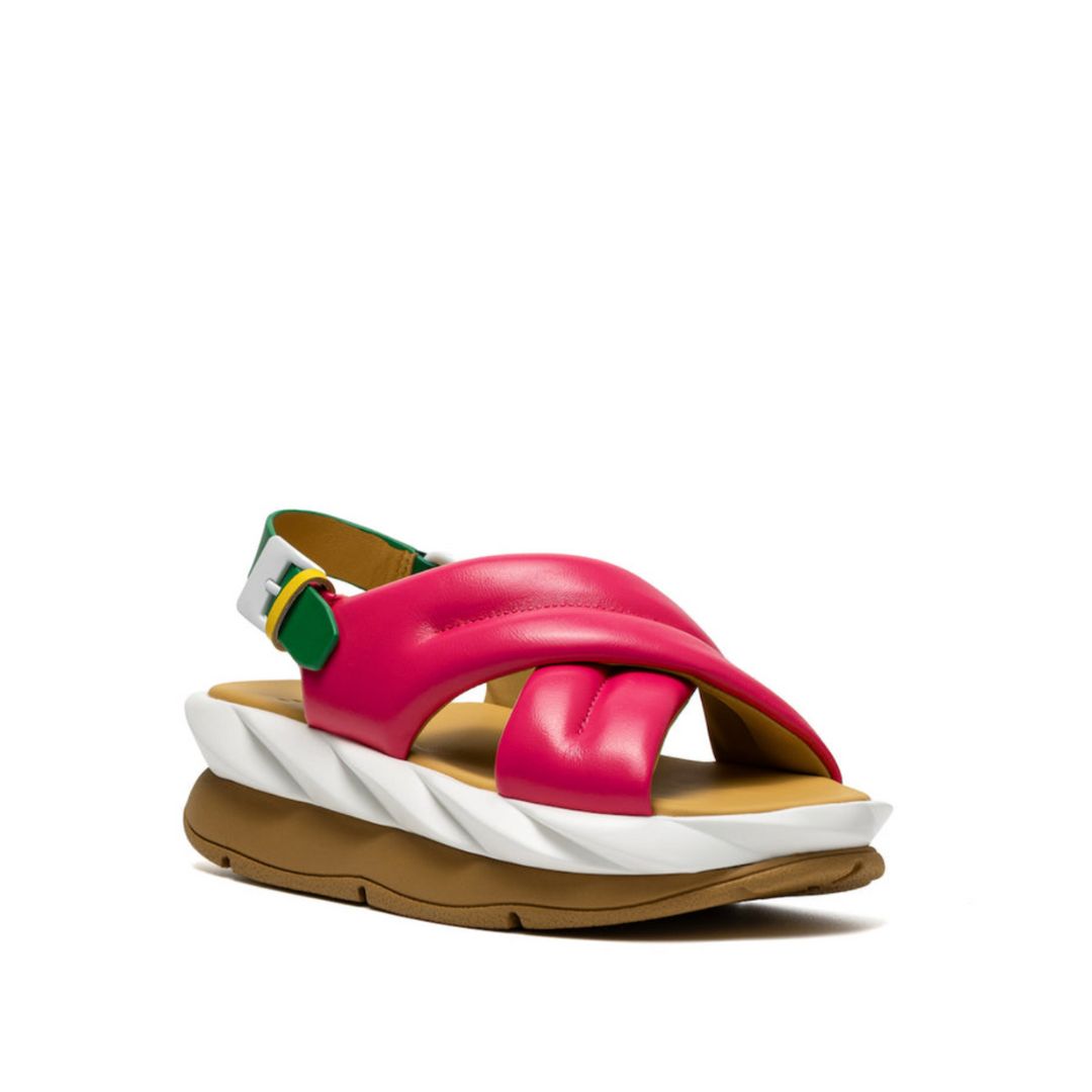 4CCCCEES Mellow Moa Fushia sandal