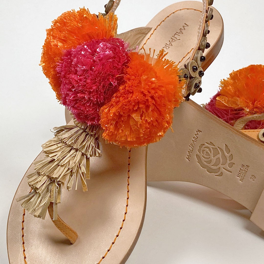 Maliparmi Pompom Sandal