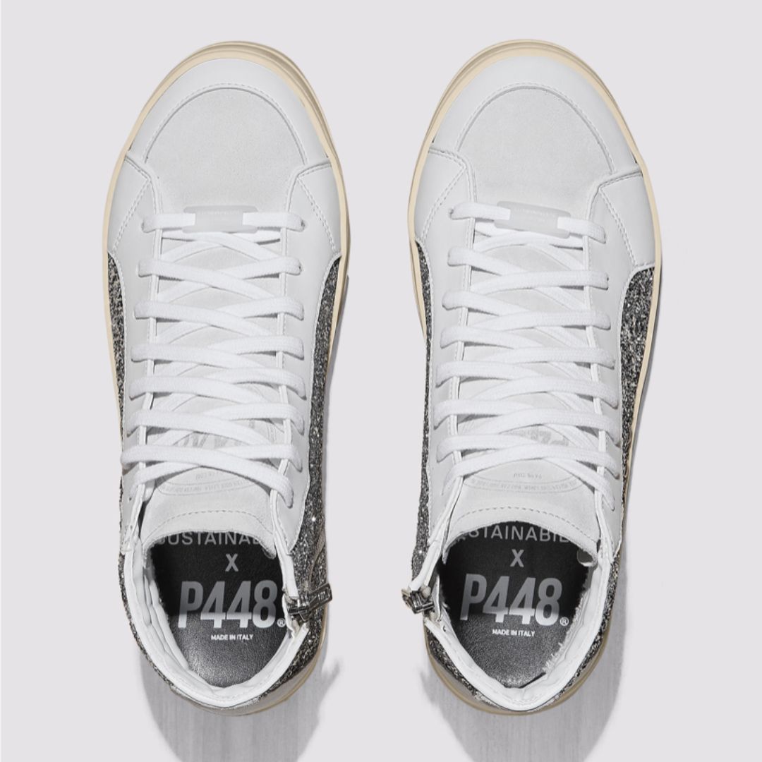 Sneaker P448 Skate white-silver