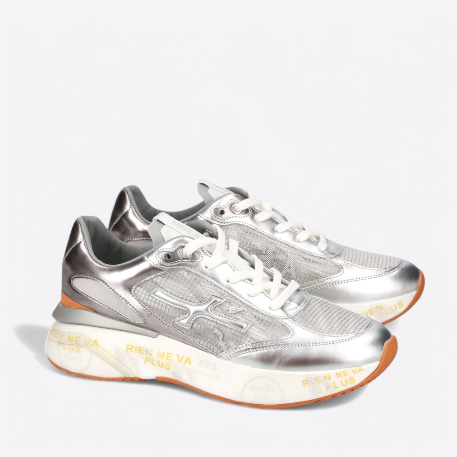 Premiata Moerund VAR 7465 Silver Mesh sneaker