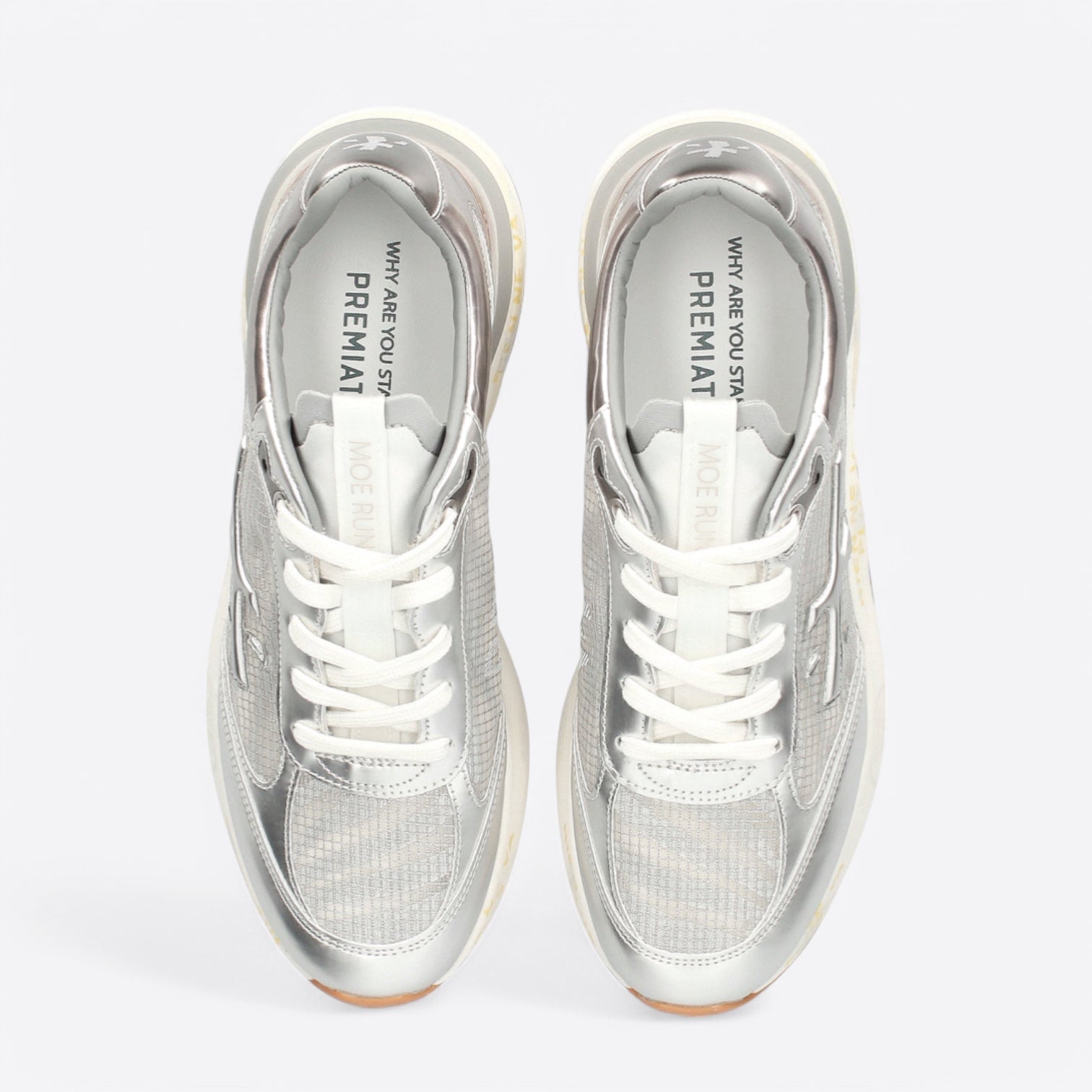Premiata Moerund VAR 7465 Silver Mesh sneaker