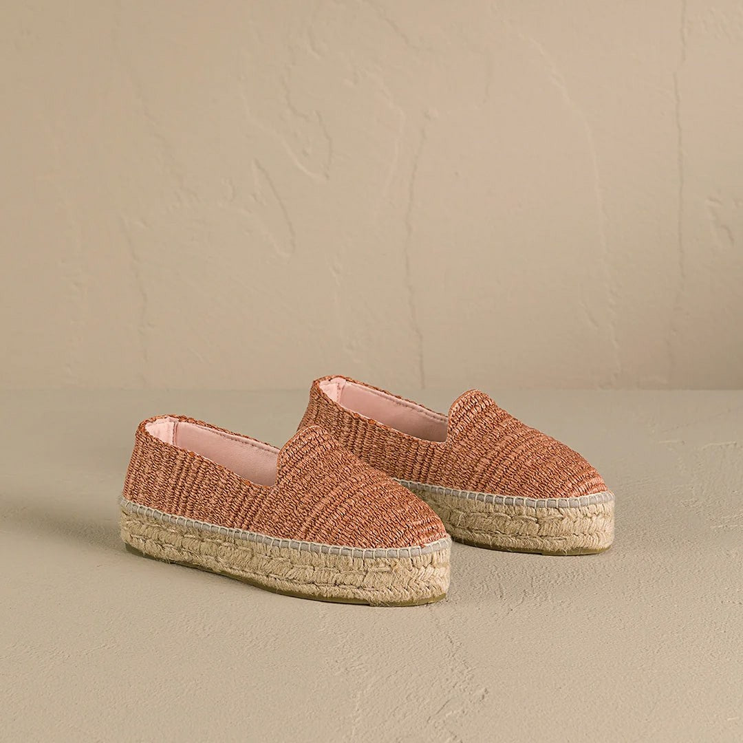 Manebi double sole espadrilles rusty orange