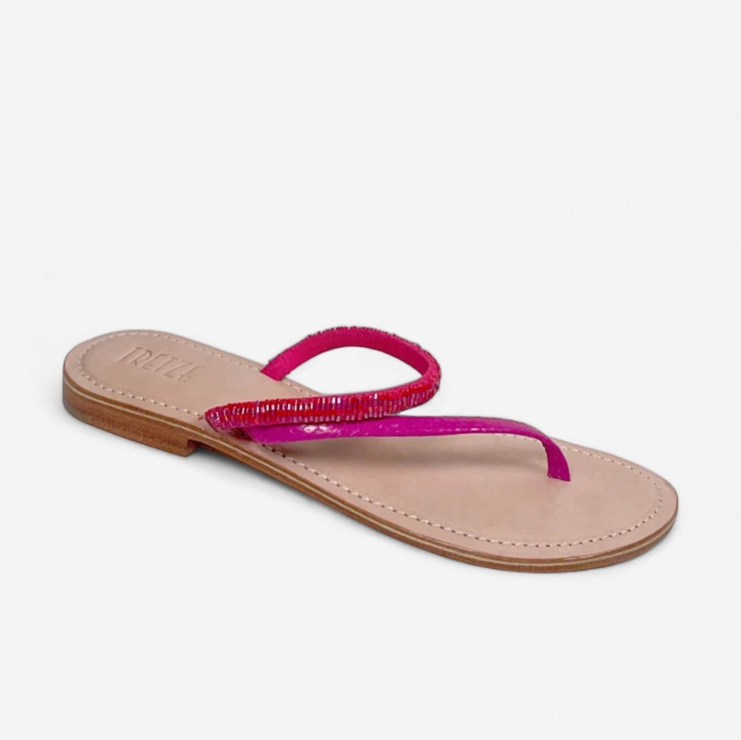 TRETZE Mono Bead Fuchsia Sandal