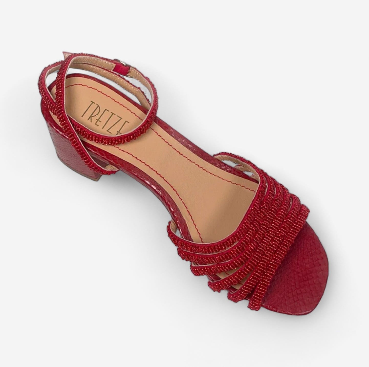 TRETZE Bali red sandal