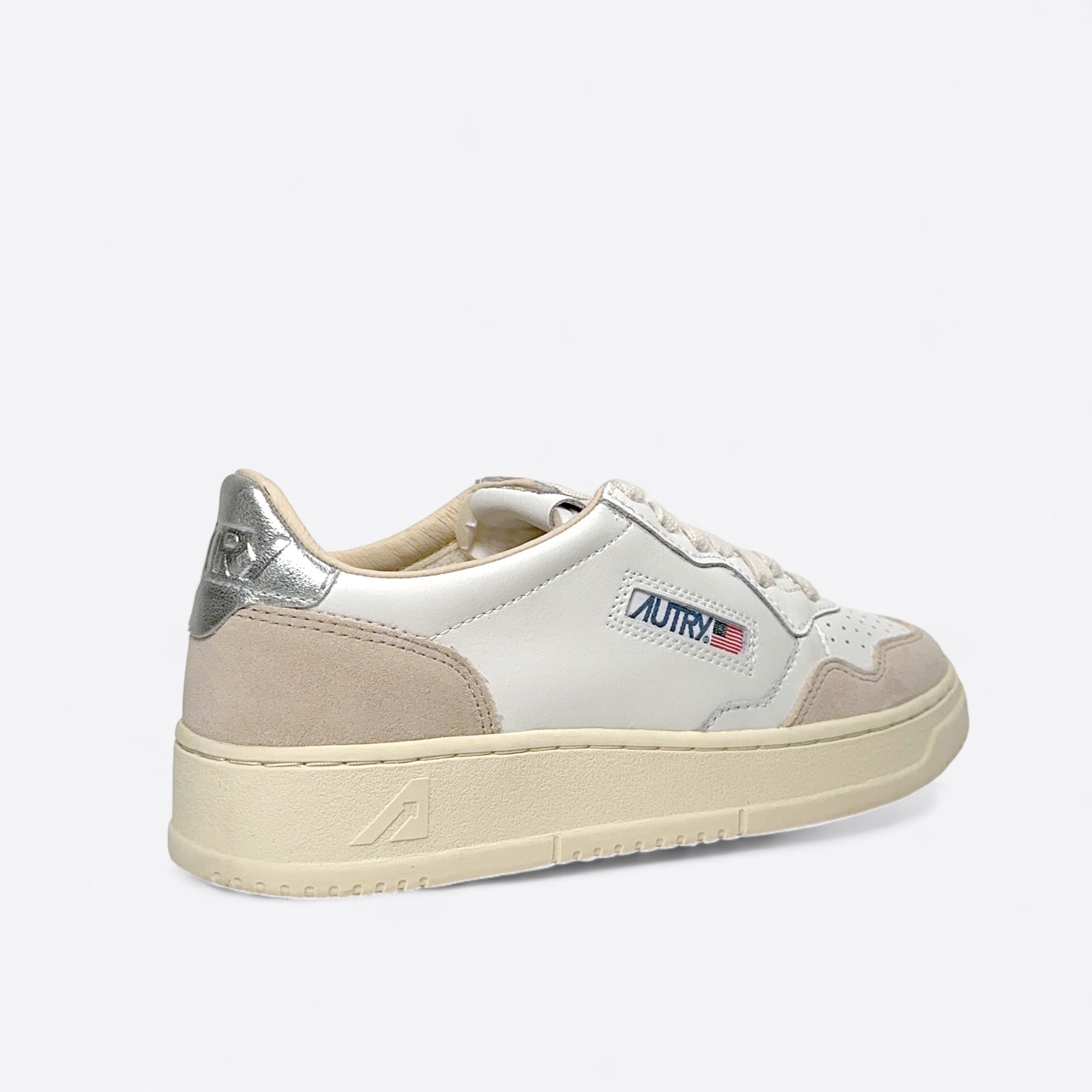 Autry Medalist silver sneaker