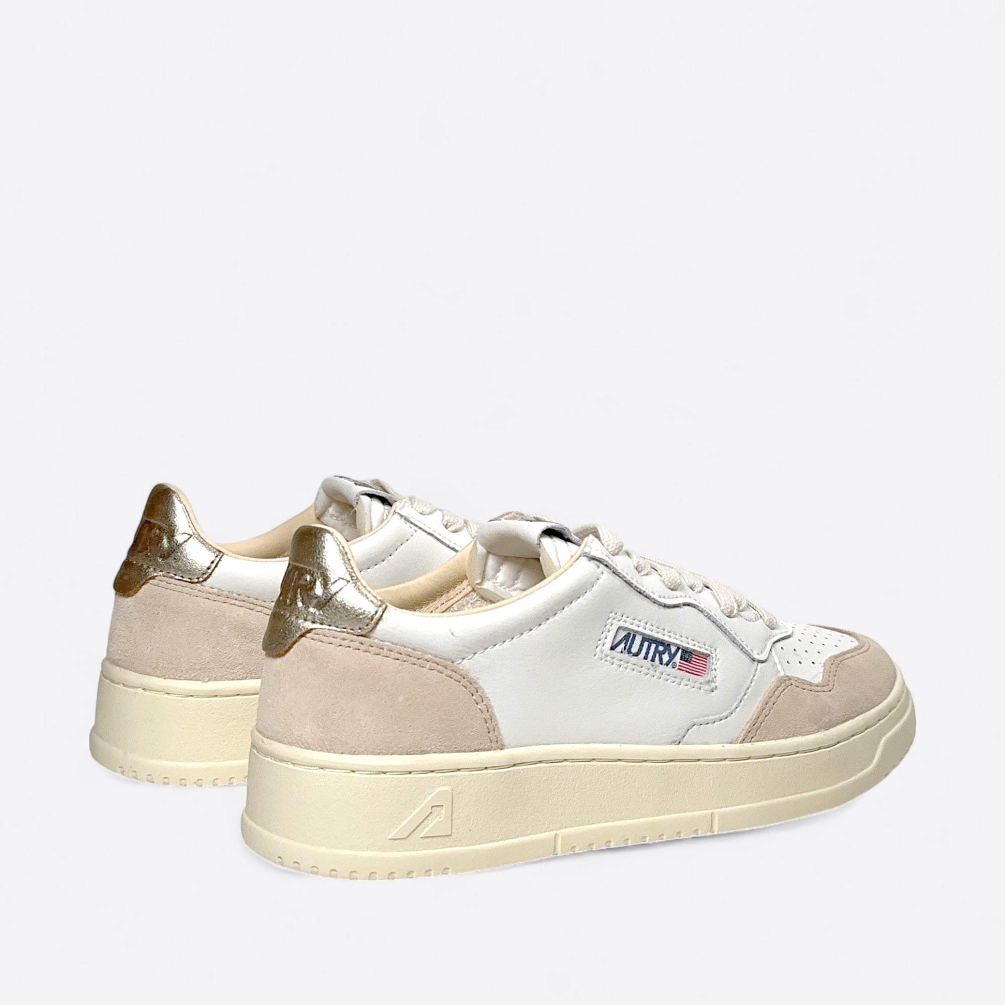 Sneaker Autry medalist white gold