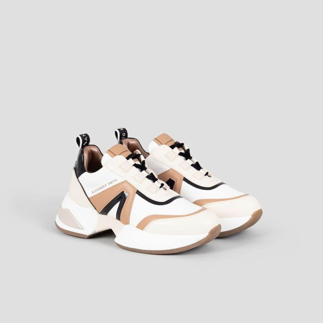 Sneaker Alexander Smith Marble White Camel