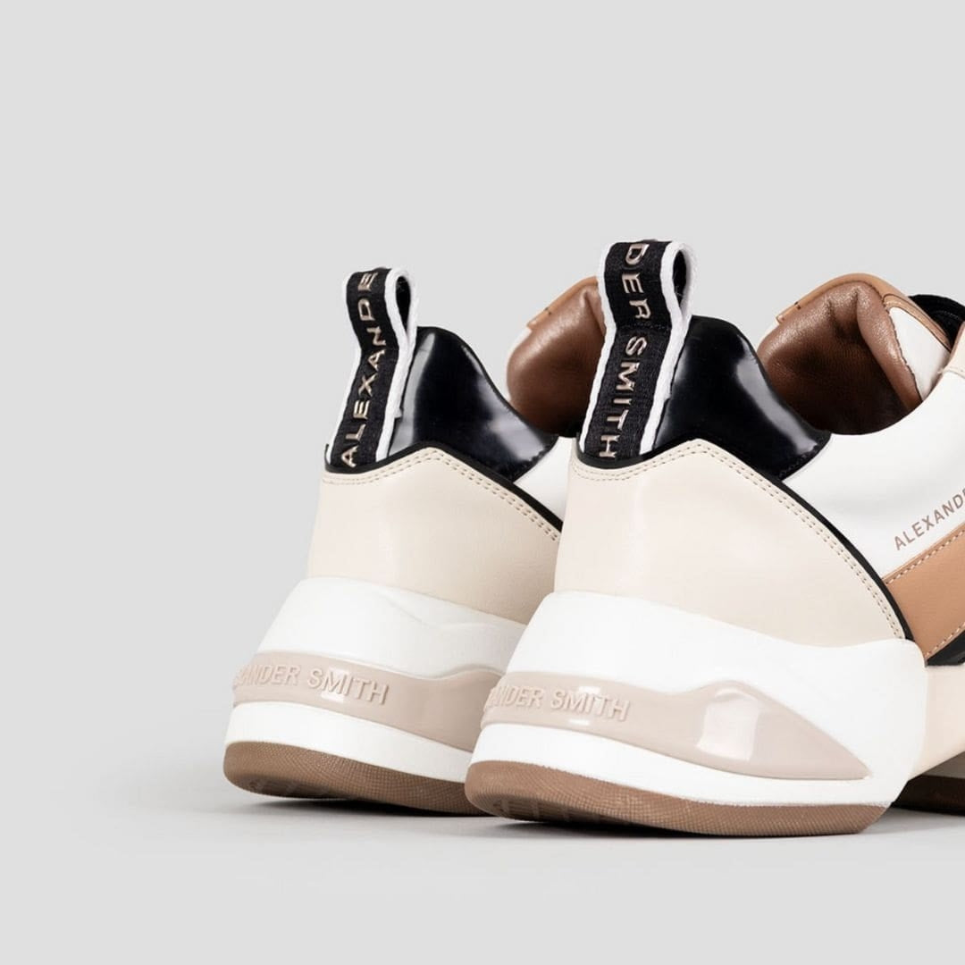 Sneaker Alexander Smith Marble White Camel