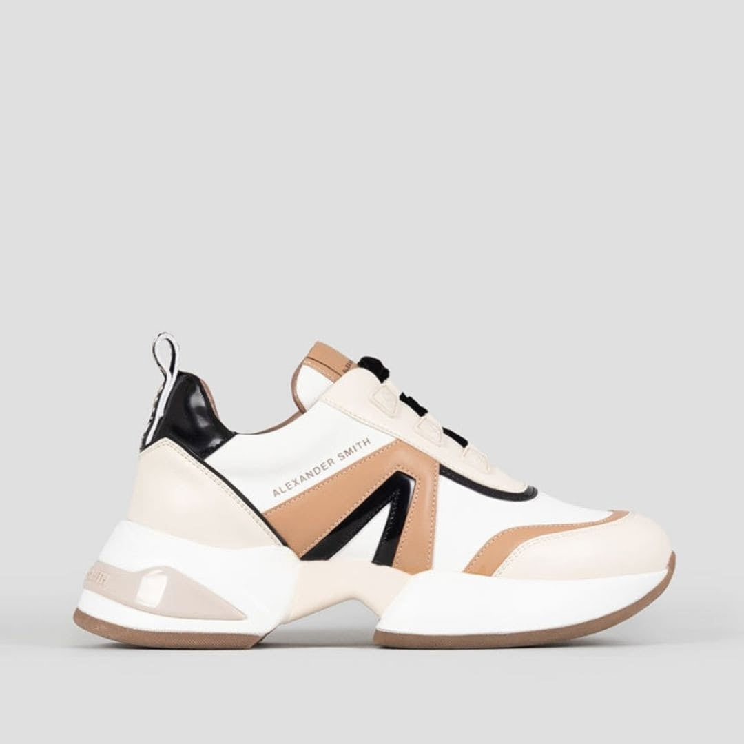 Sneaker Alexander Smith Marble White Camel