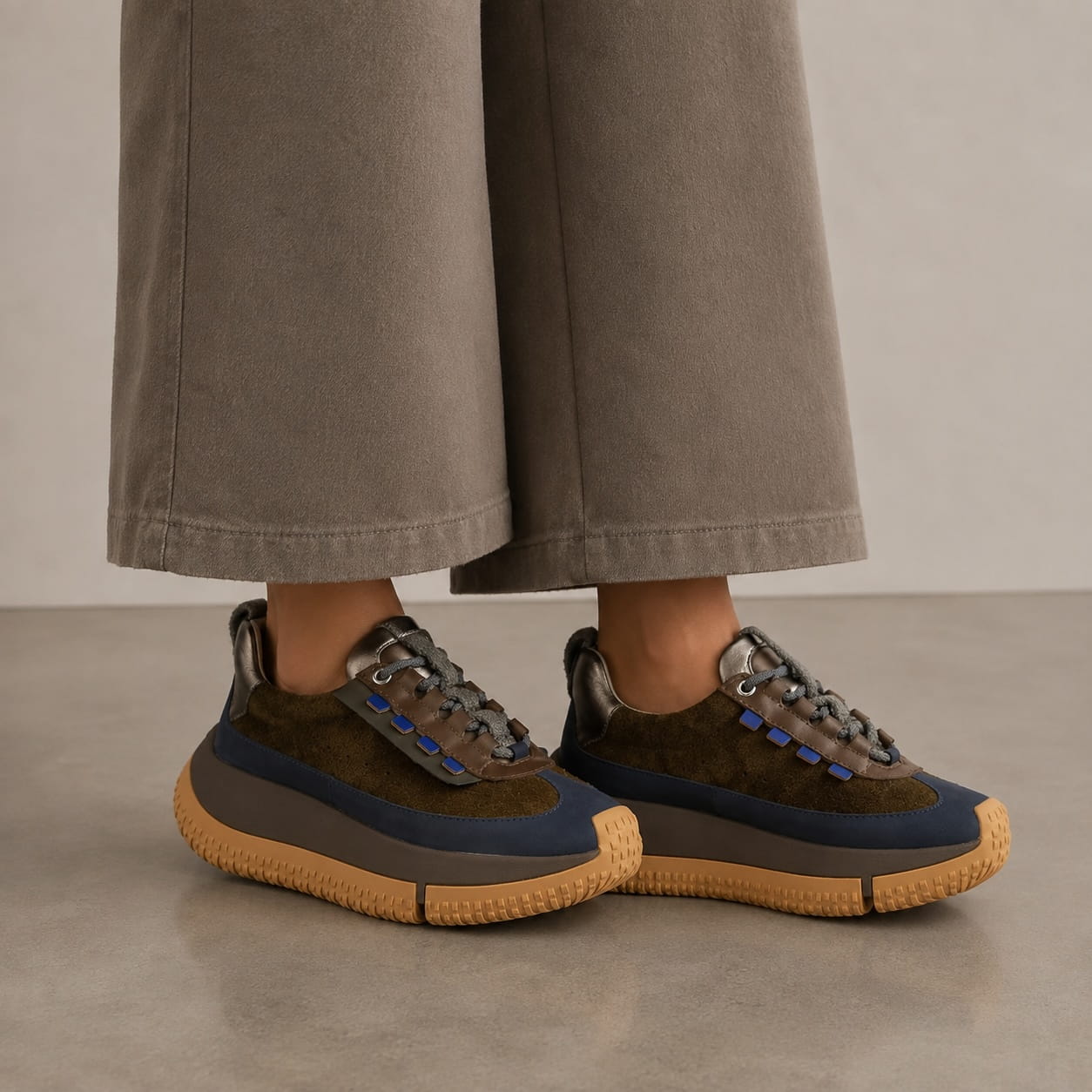Sneaker 4CCCCEES Kapok Pinto Choco