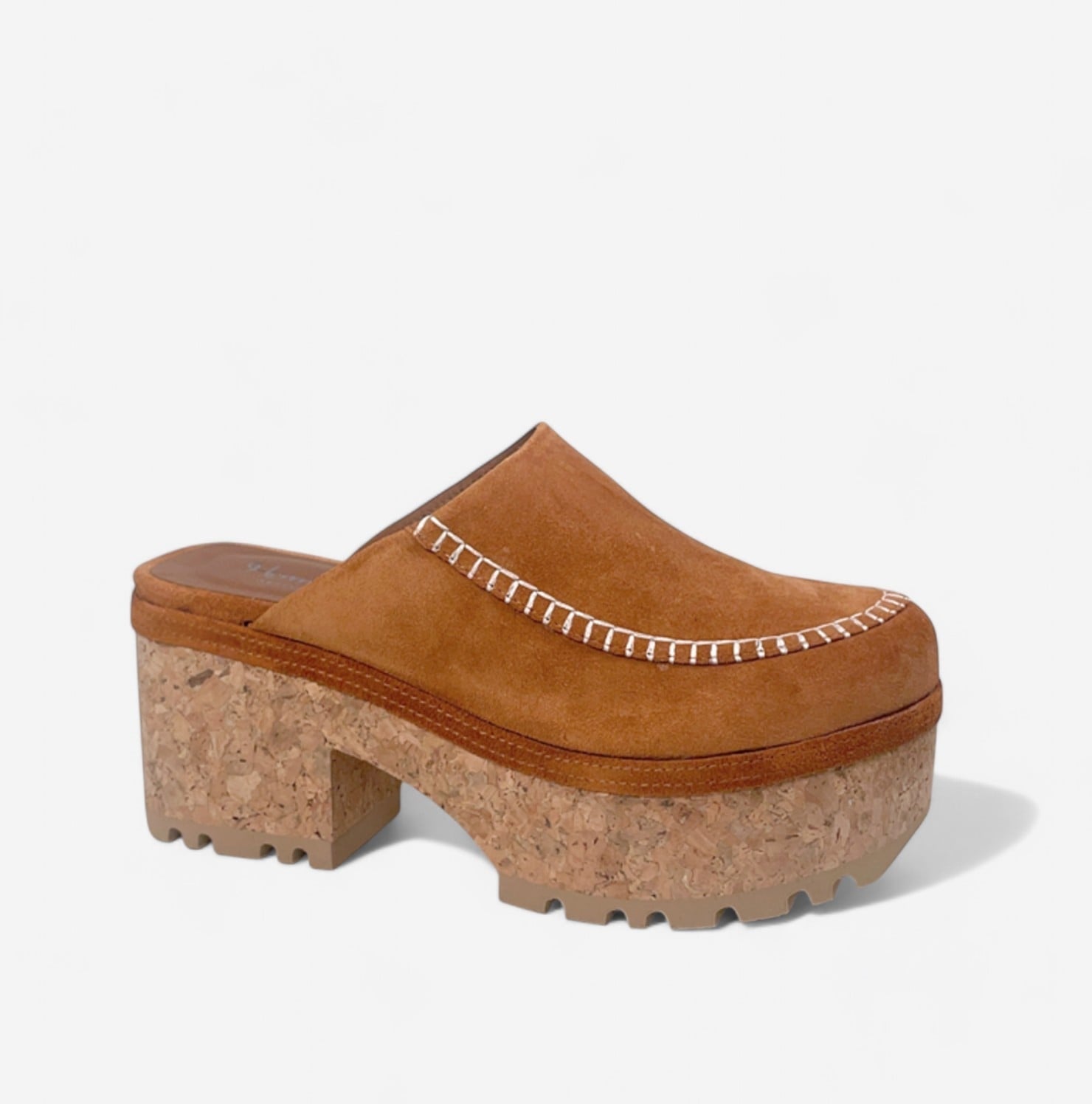 Homers Venice Camel Suede Clog