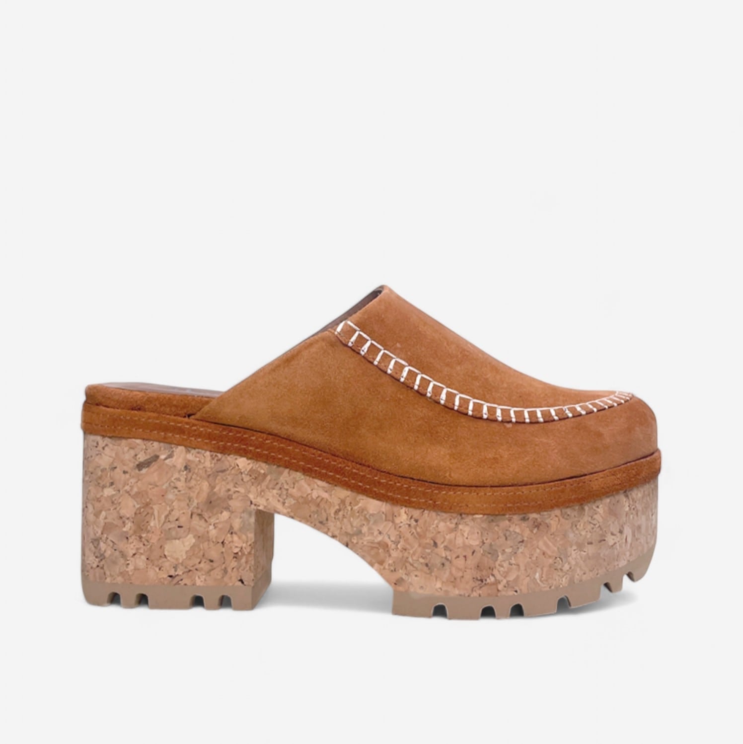 Homers Venice Camel Suede Clog