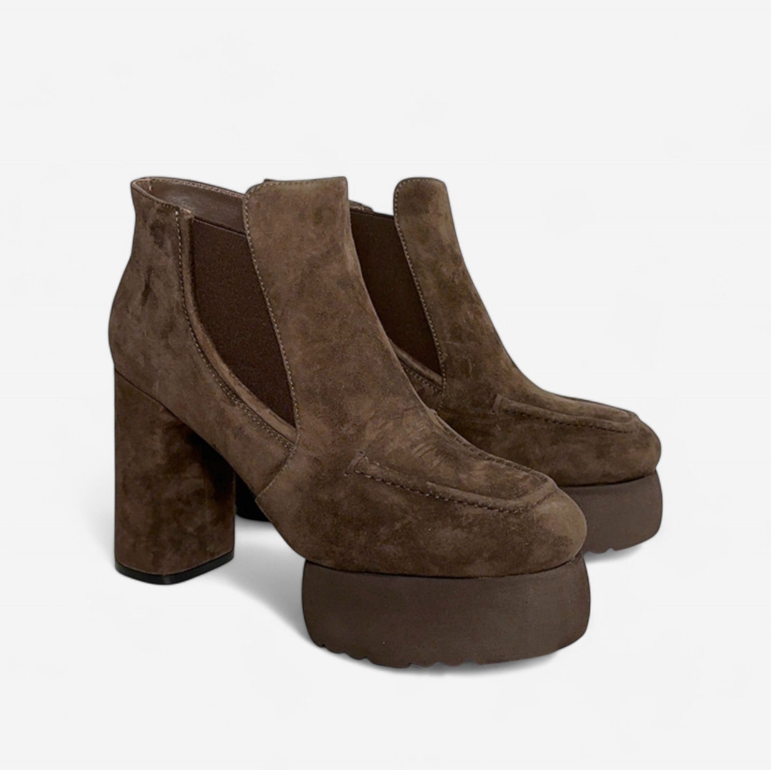 Jeannot brown suede boot