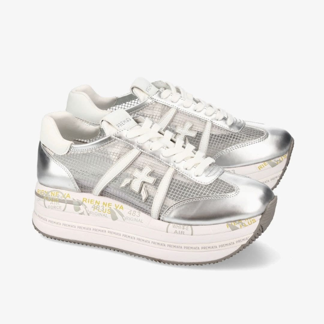 Sneaker Premiata Beth VAR 7373 Plata