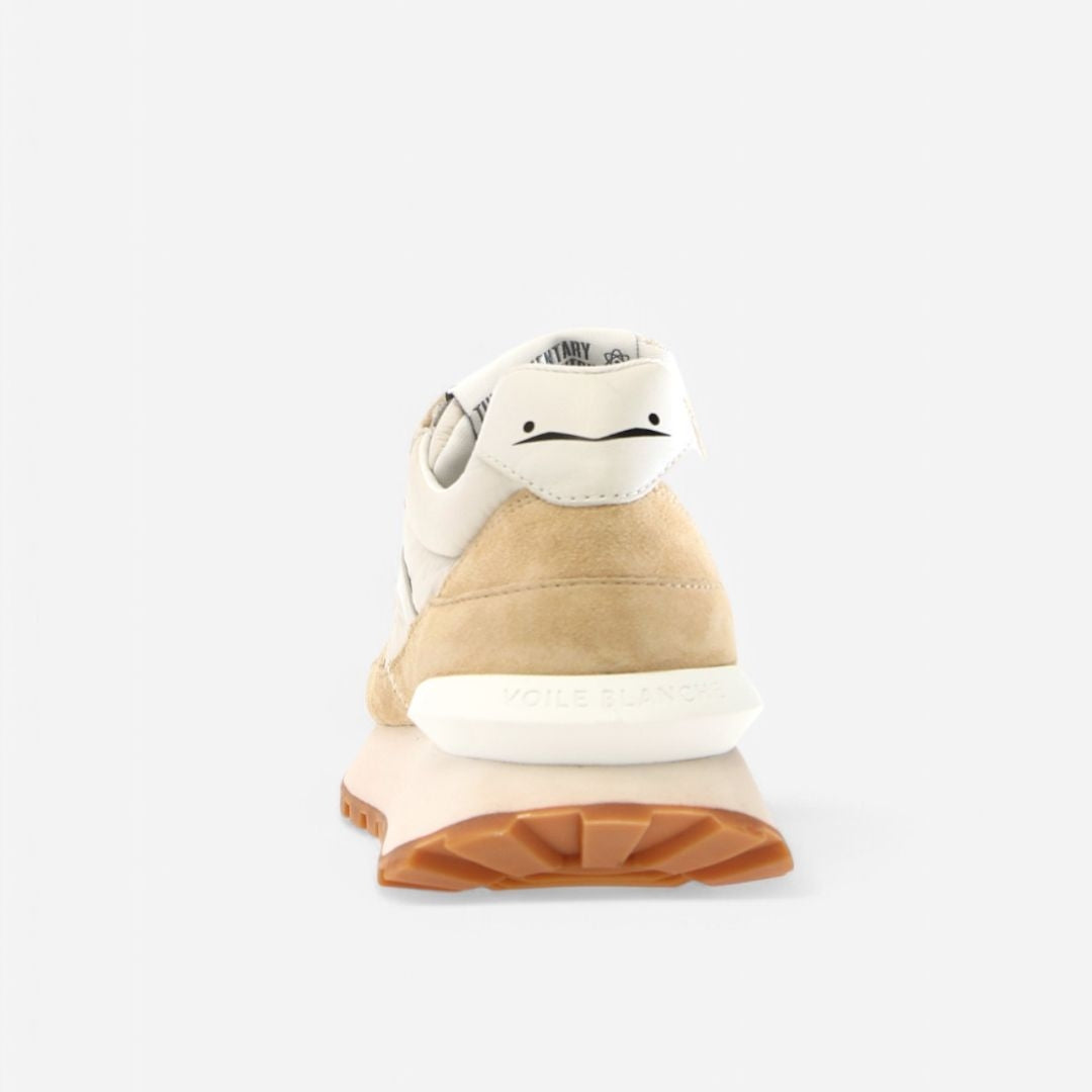 Sneaker Voile Blanche Qwark Beige