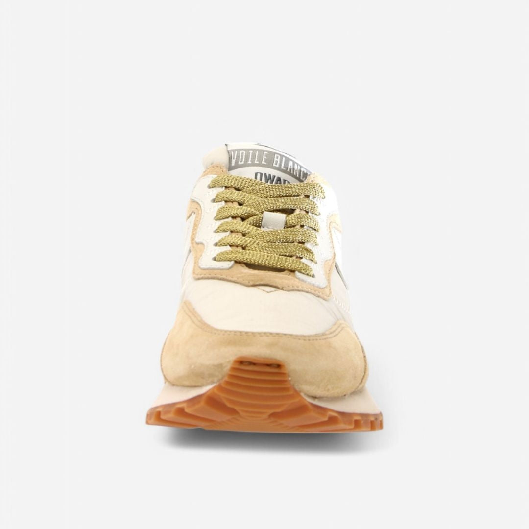 Sneaker Voile Blanche Qwark Beige