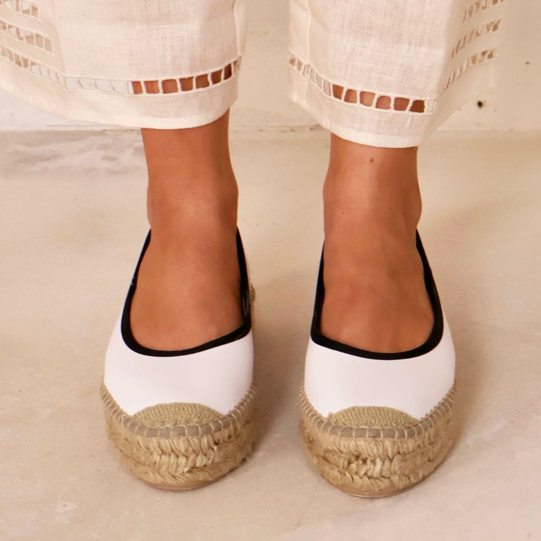 Alpargata Tretze Bailarina Mia blanco