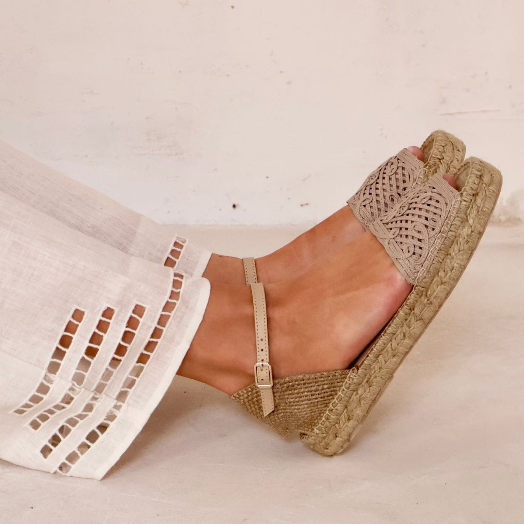 Alpargata Tretze Leti Macramé Natural