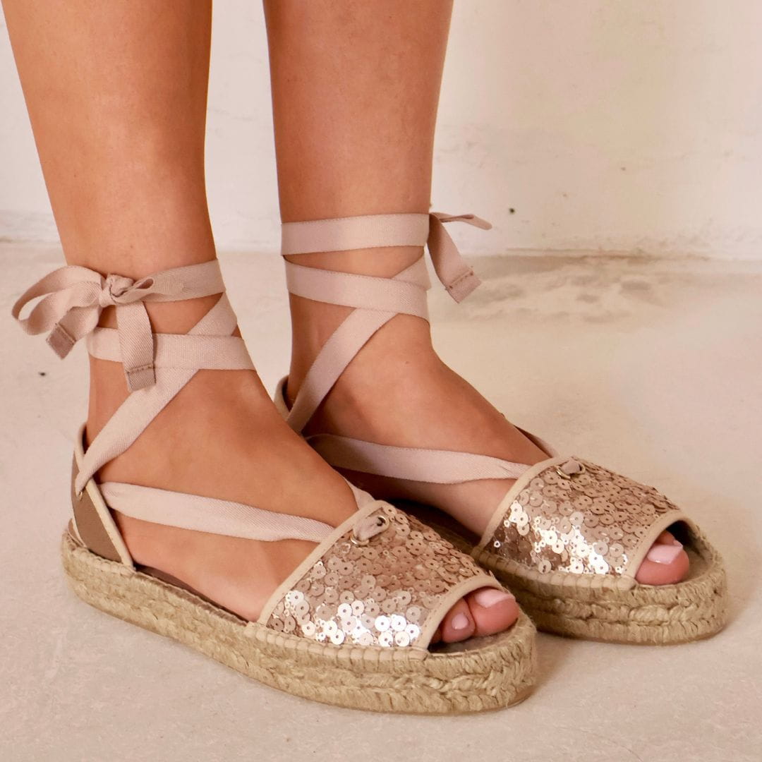 Alpargata Tretze Paula champagne