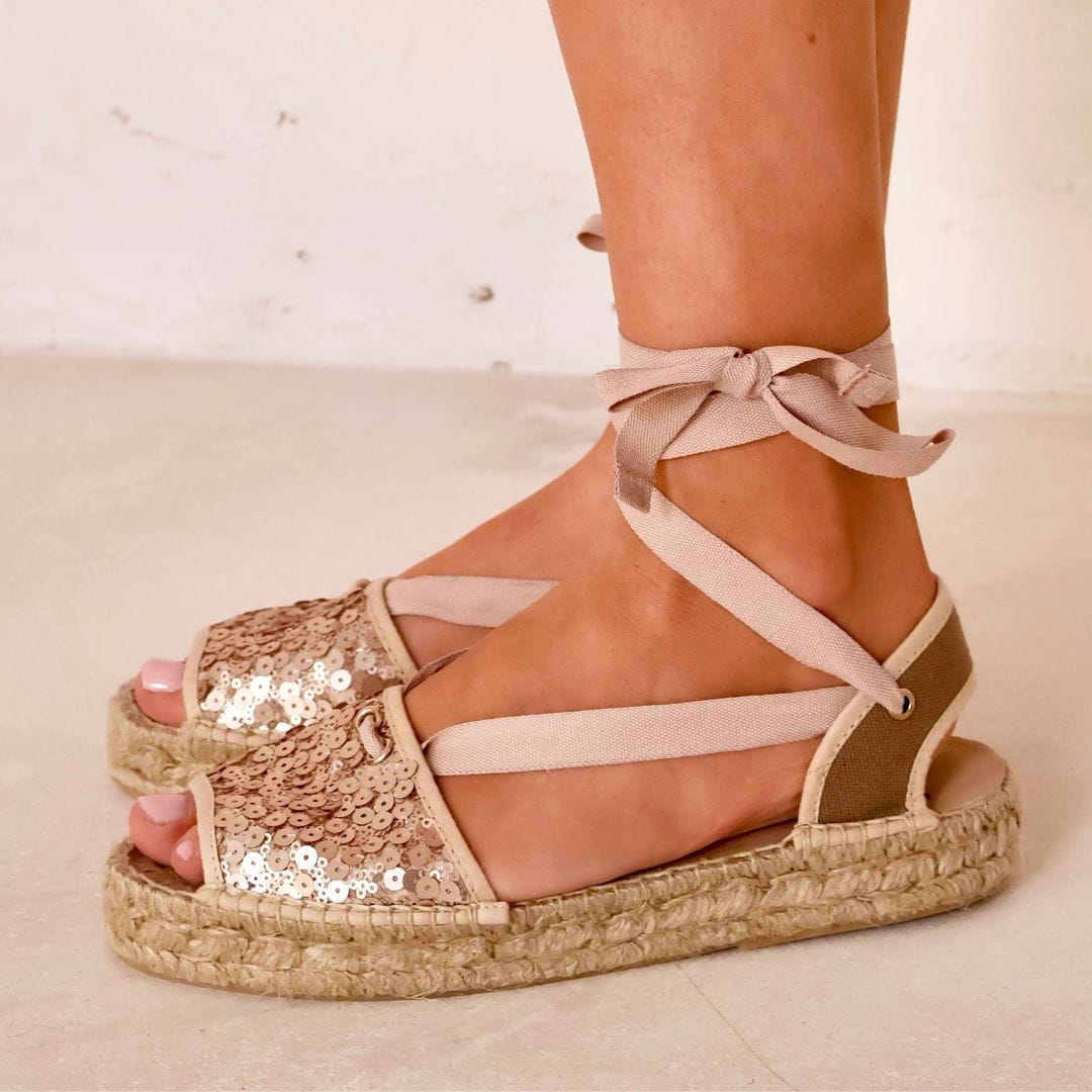 Alpargata Tretze Paula champagne