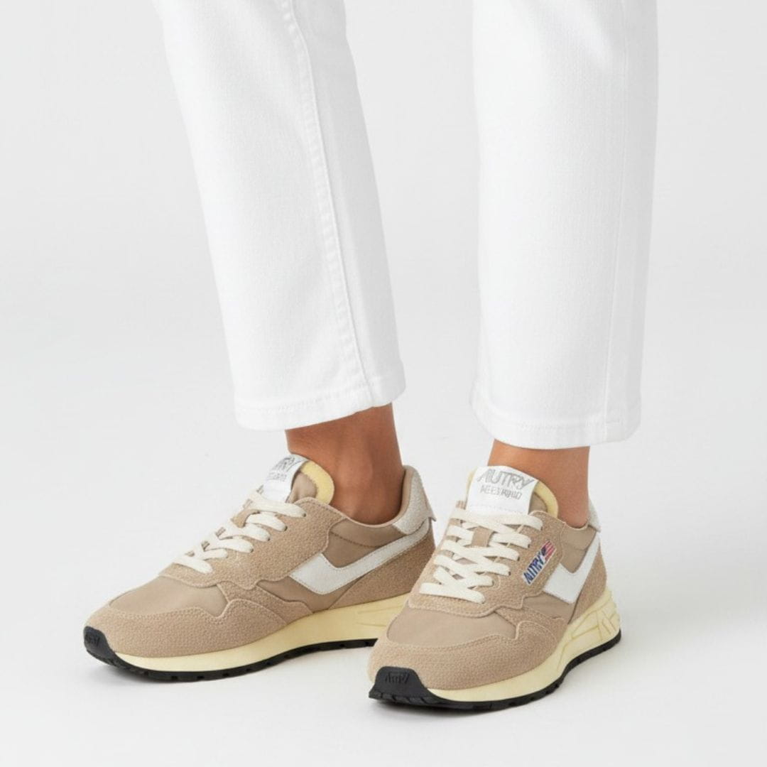 Autry Reelwind Nylon-Beige Sneaker